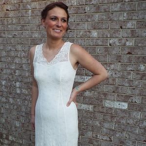 White Lace Maxi Dress